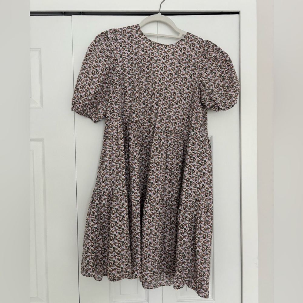 Floral Puff Sleeve Dress